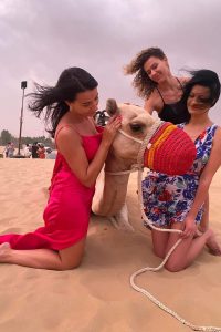 Camel Ride in private desert safari